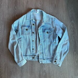American Apparel Light Wash Jean Jacket